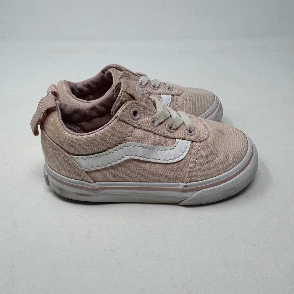 Vans Old Skool Toddler Sneakers‎ Low Top Pink Girls Toddler Size 6